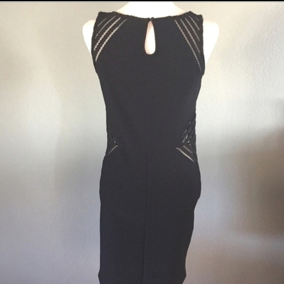 Romeo & Juliet Couture Bodycon Cocktail Dress Size Large Black - Picture 8 of 9